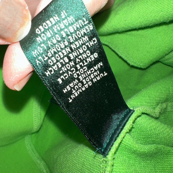 Ralph Lauren Green Zip Up. MUST BE BUNDLED - Picture 4 of 8